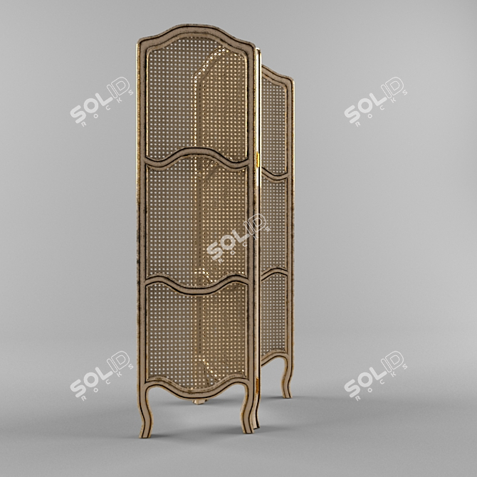Title: Provence Animated Folding Screen 3D model image 3