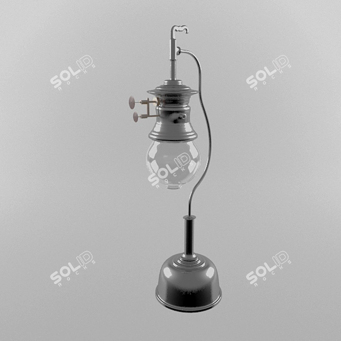 IlluminaGas: Portable Outdoor Gas Lamp 3D model image 1