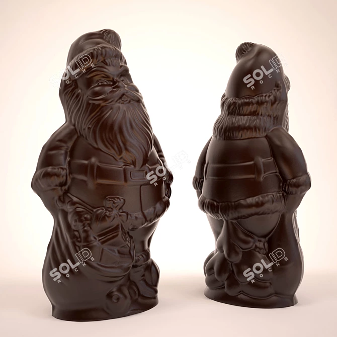 Heidi's Chocolate Santa Claus 3D model image 1