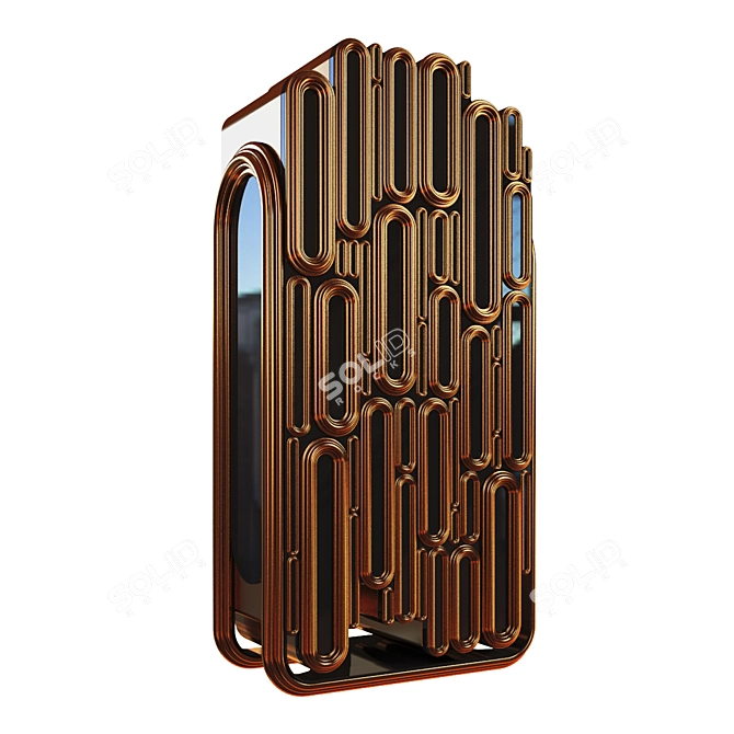 Luxury Oblong Cabinet: Sophistication Redefined 3D model image 1