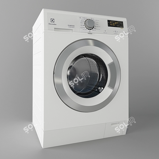 Efficient Washing Machine: Electrolux EWW 1697 MDW 3D model image 1