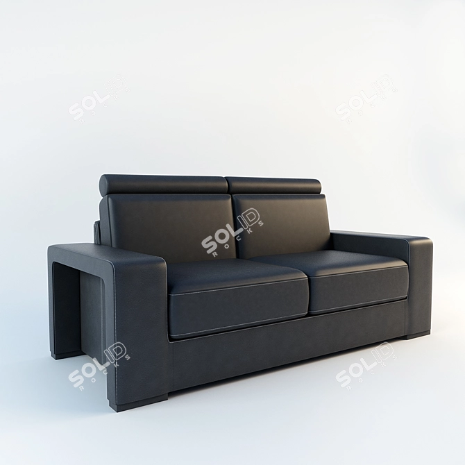 Comfort Max Sofa 3D model image 1