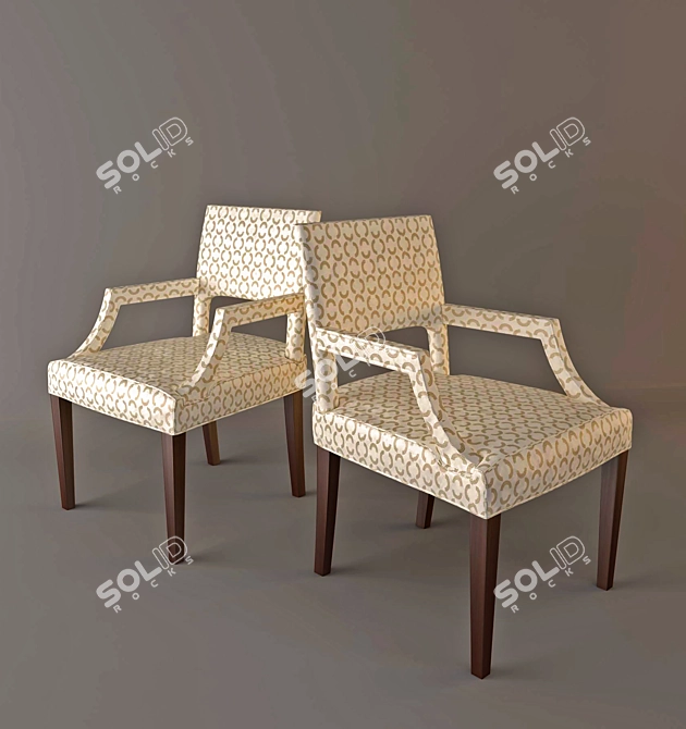 Profi Selva Armchair: Perfect Comfort & Style 3D model image 1