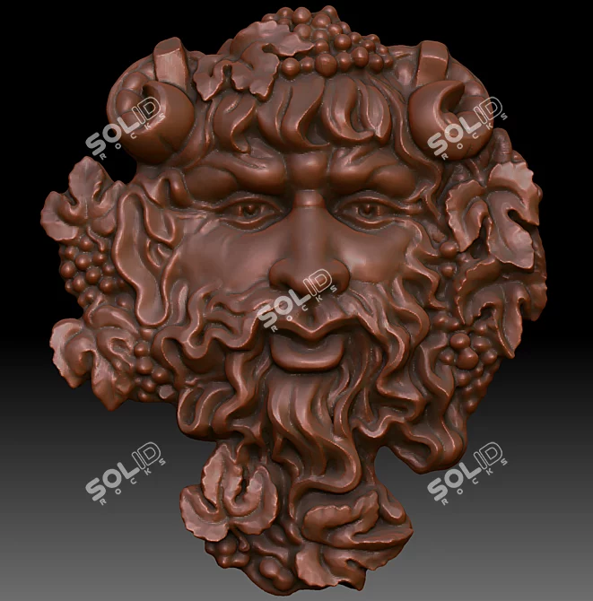 Italian Collection: CNC-Ready Bacchus Model 3D model image 1