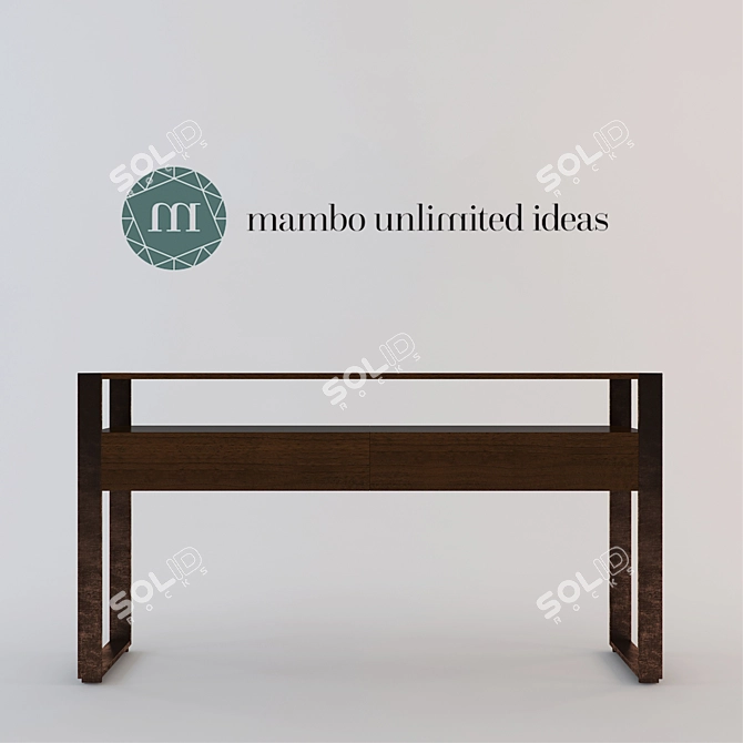 Mambo Iron Console: Timeless and Versatile 3D model image 1