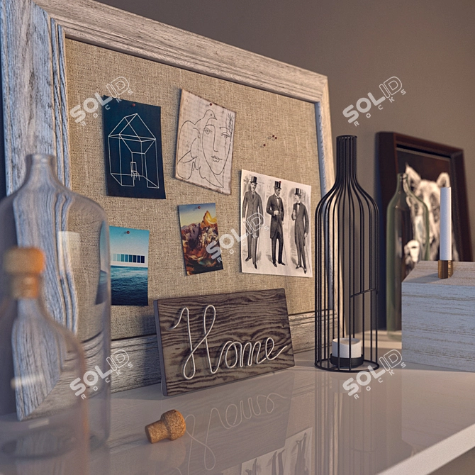 Elegant Home Decor Accents 3D model image 2