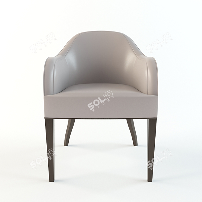 Elegant Lafayette Dining Chair 3D model image 1