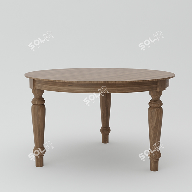 Poliform Modras Circle Table 3D model image 1