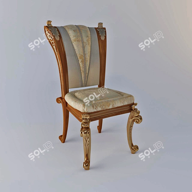 Italian Deluxe Profi Chair 3D model image 1