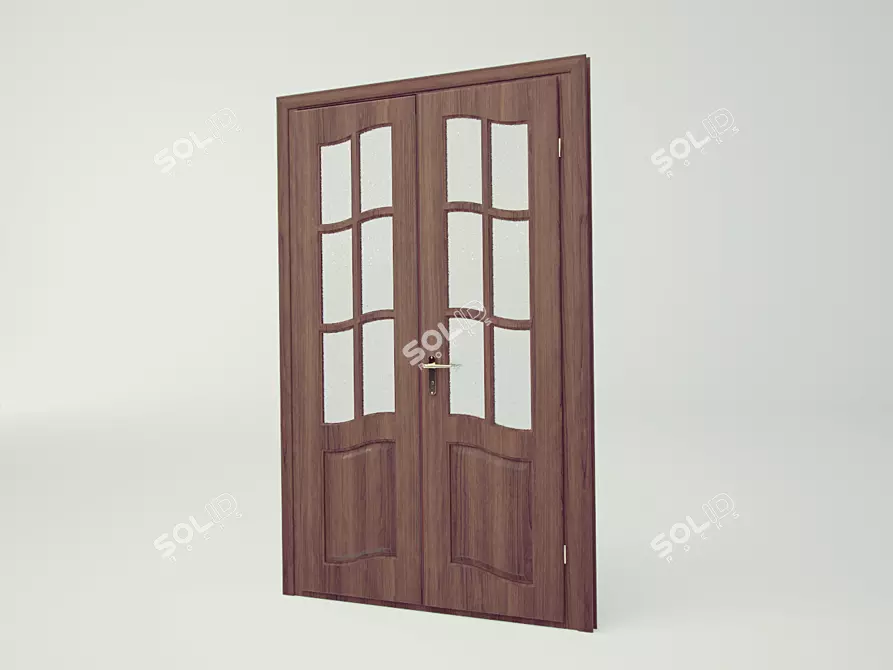 Classic Door | Elegant and Timeless 3D model image 1