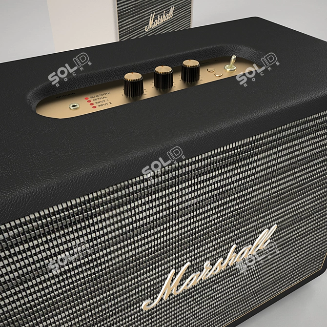 Marshall WOBURN Acoustic Speaker 3D model image 2