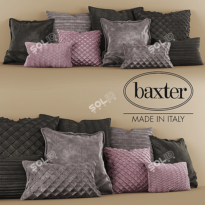 Comfort Zone Pillows 3D model image 1