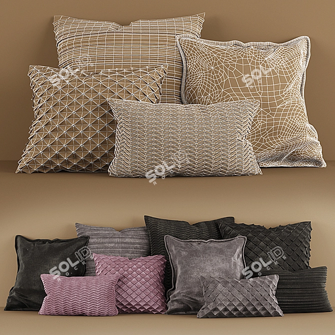 Comfort Zone Pillows 3D model image 3