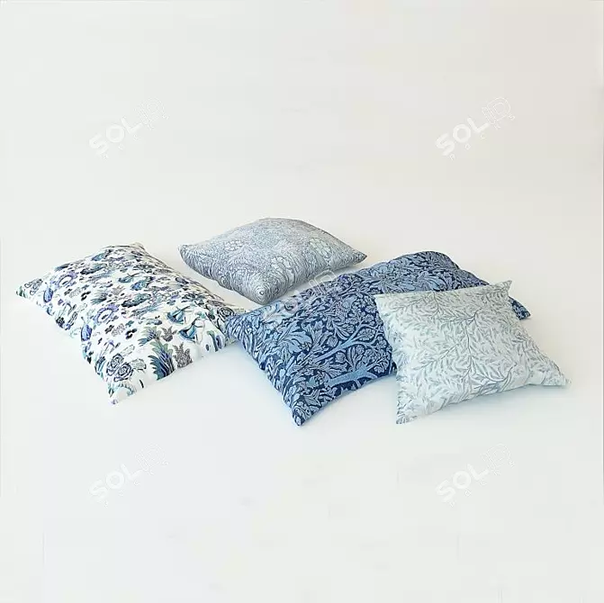 Classic Collection Pillow Set 3D model image 1