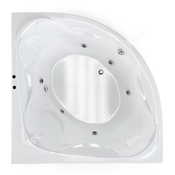 Comfort Soaker Bathtub 3D model image 2