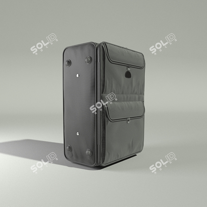 Fashionista's Choice: Sleek and Chic Bag 3D model image 1
