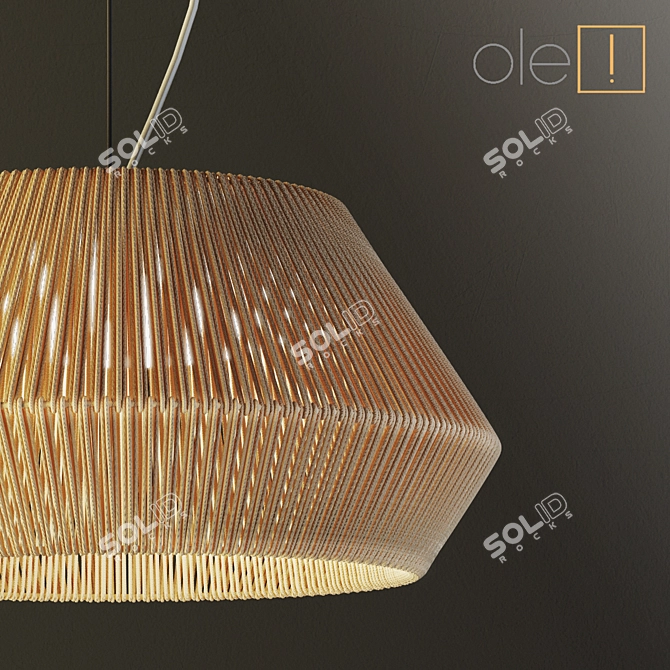 Elegant Banyo Lamp 3D model image 1