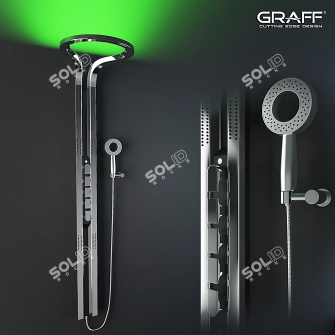 Graff Ametis Thermostatic Shower 3D model image 1