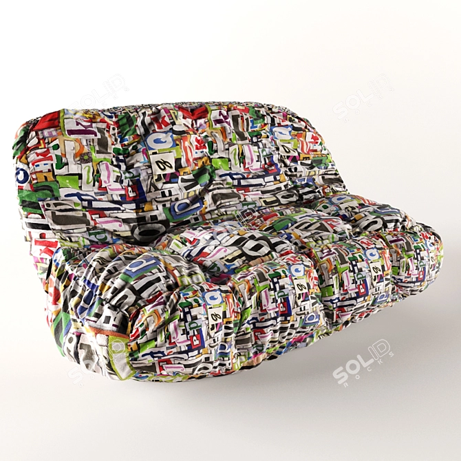 Kid's Dream Sofa 3D model image 1