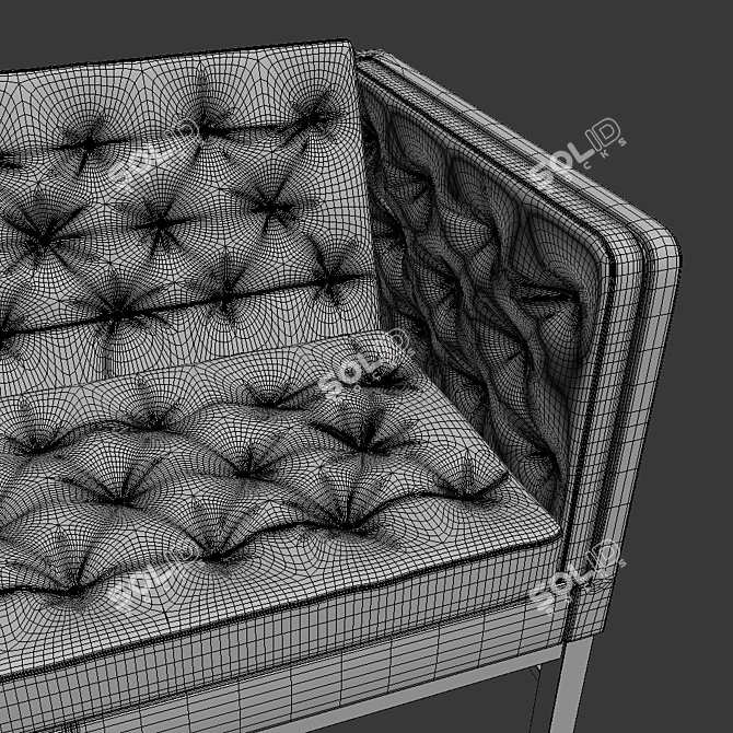 Elegant EJ 315 Chair: Stylish Comfort 3D model image 3