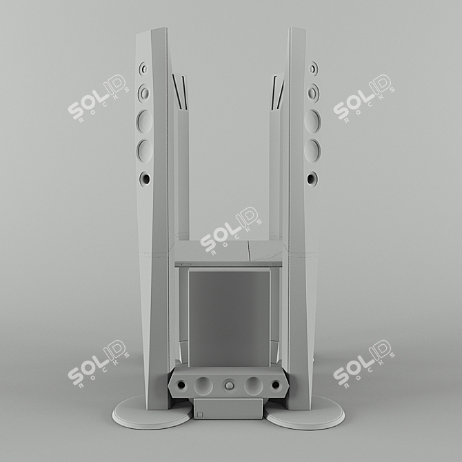 Title: Sony BDV-N9200W Home Cinema System 3D model image 2