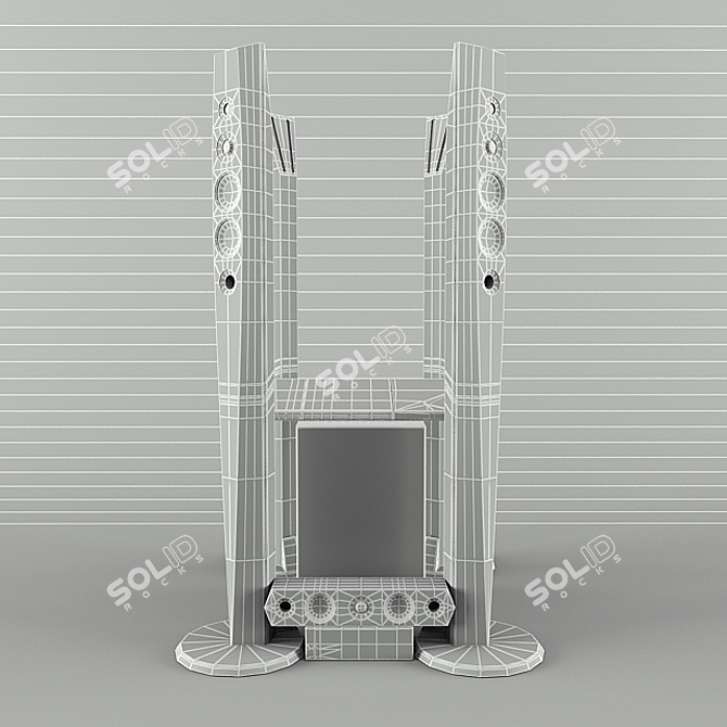 Title: Sony BDV-N9200W Home Cinema System 3D model image 3