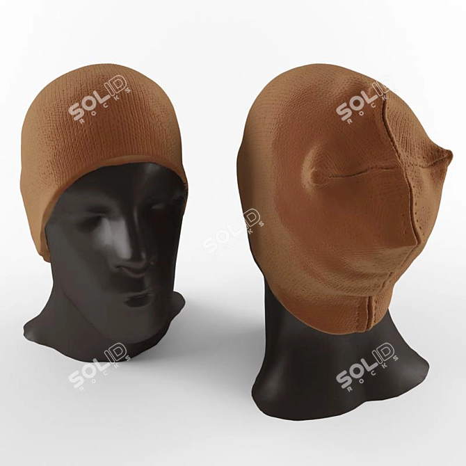 Cap-tivating Mannequin Head 3D model image 1