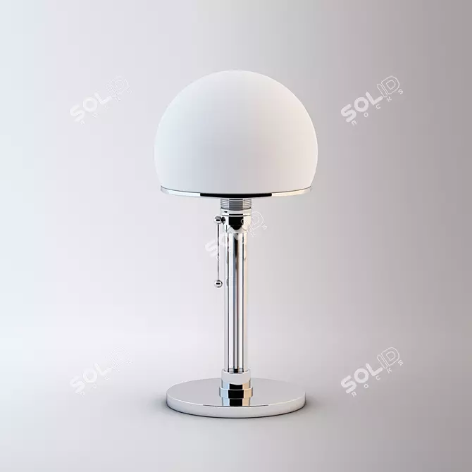 Art Deco Desk Lamp | 390mm Height | 190mm Dia. 3D model image 1