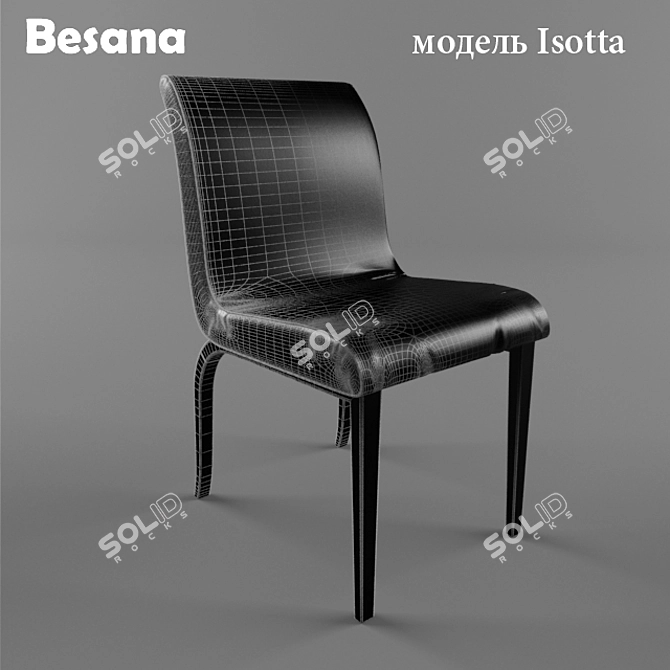 Besana Isotta: Elegant Italian Design 3D model image 2