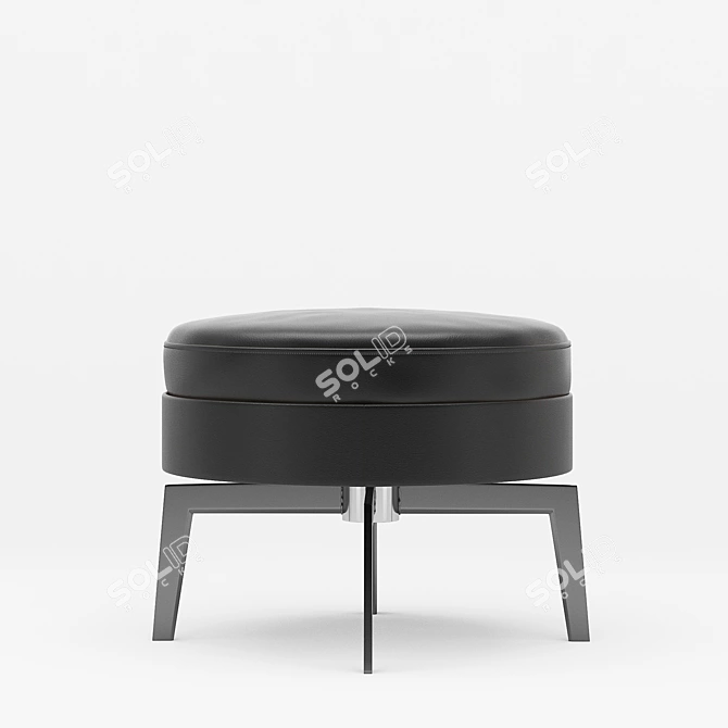 FlexComfort Armchair - Designer Elegance 3D model image 3