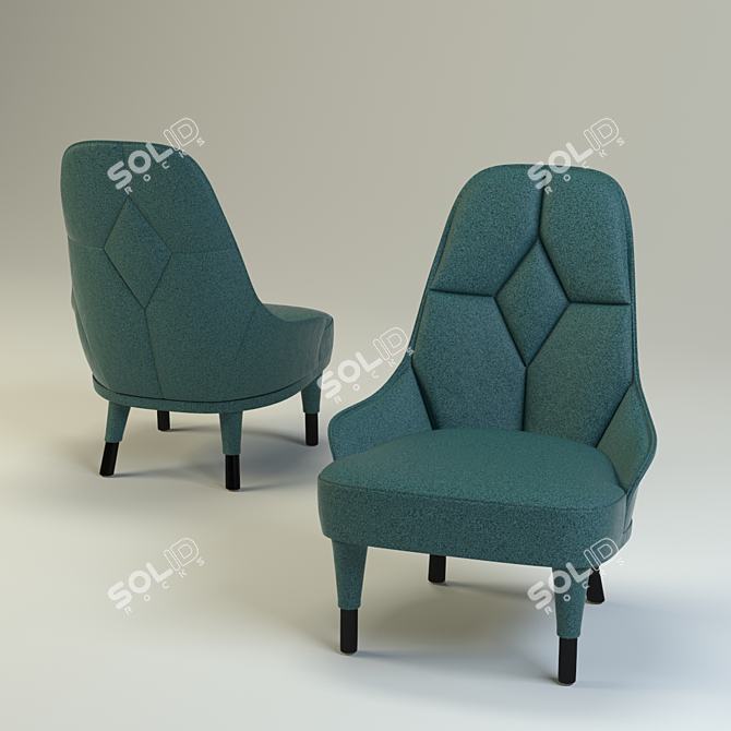 Garsnas Emma Corner Chair 3D model image 1