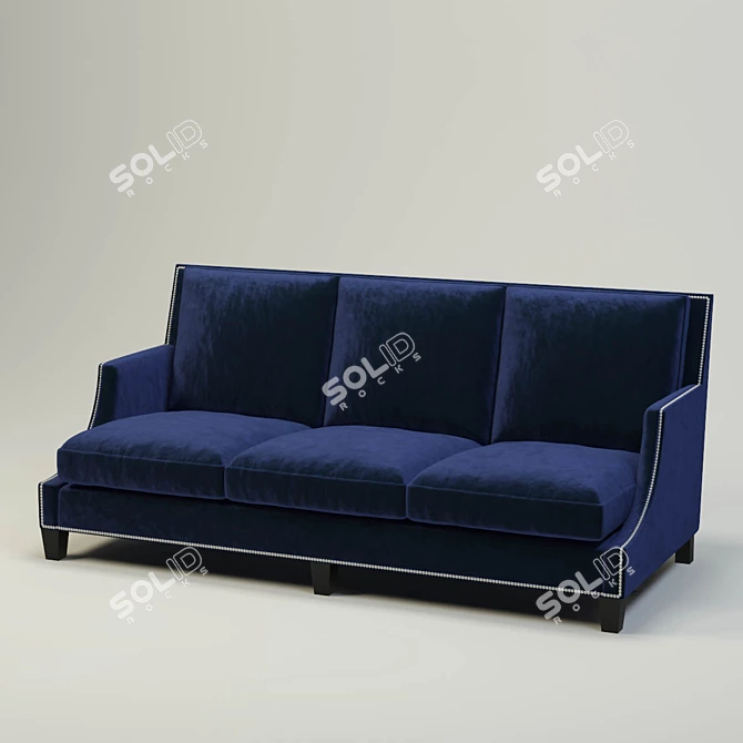 Matthews Corner Sofa: Modern Comfort 3D model image 1