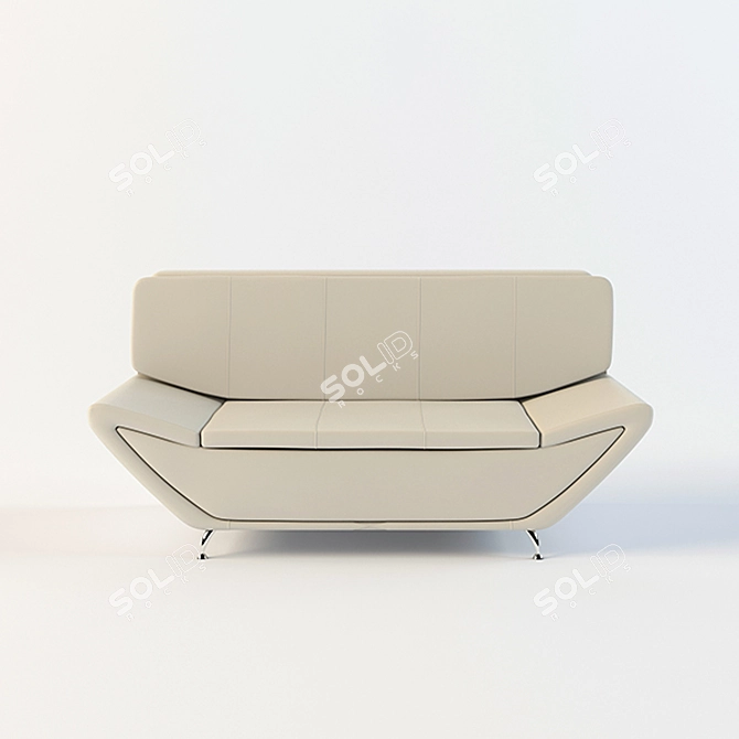 Title: Modern Photo-Inspired Sofa 3D model image 2