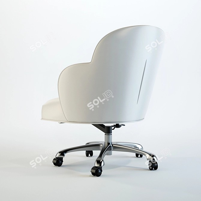 Elegant Vera Armchair 3D model image 3