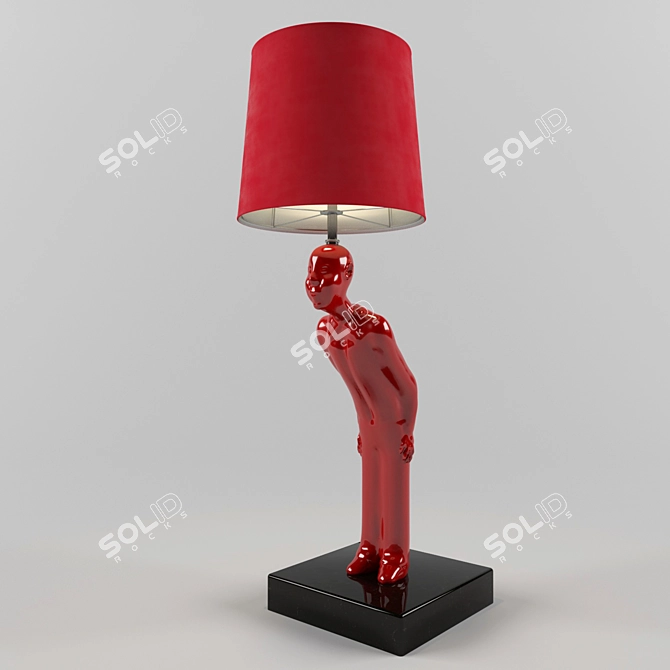 Welcome Guest Table Lamp 3D model image 1