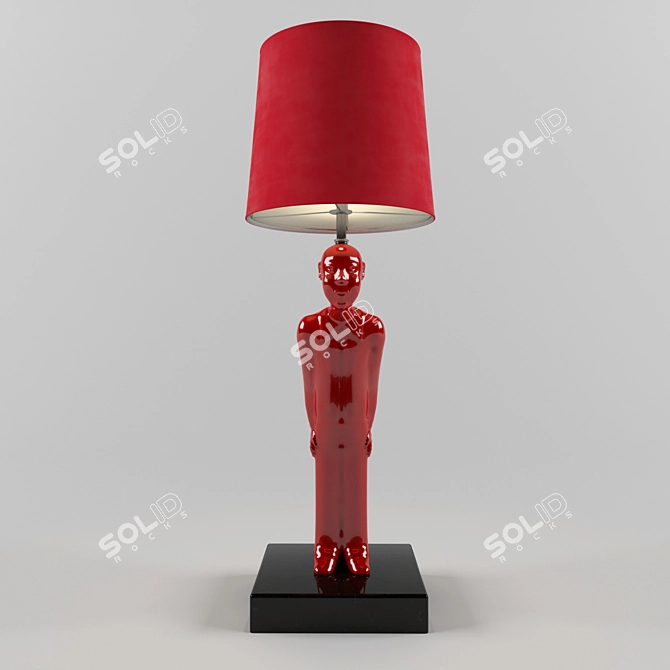 Welcome Guest Table Lamp 3D model image 2