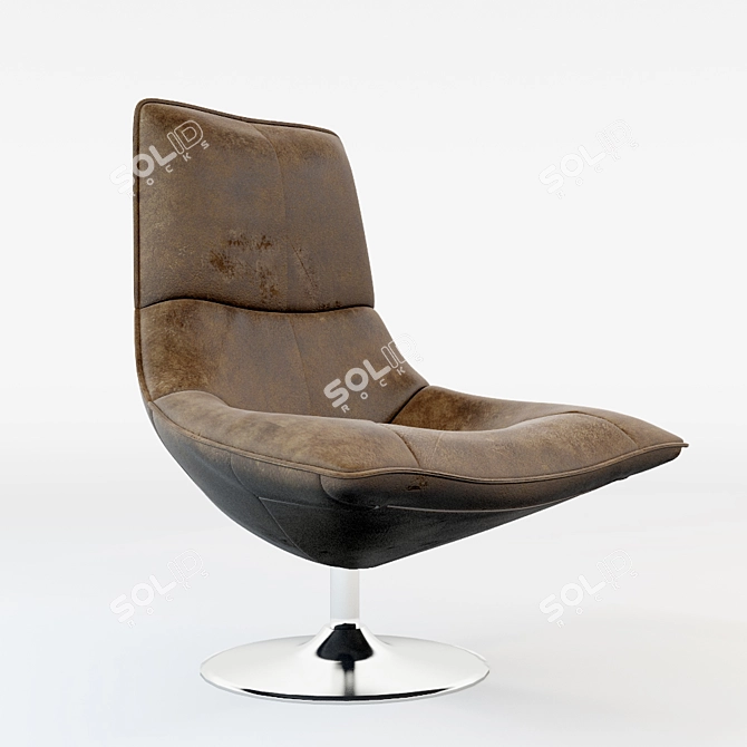 RH Hopper Bucket Chair - Modern Elegance for Your Home! 3D model image 1