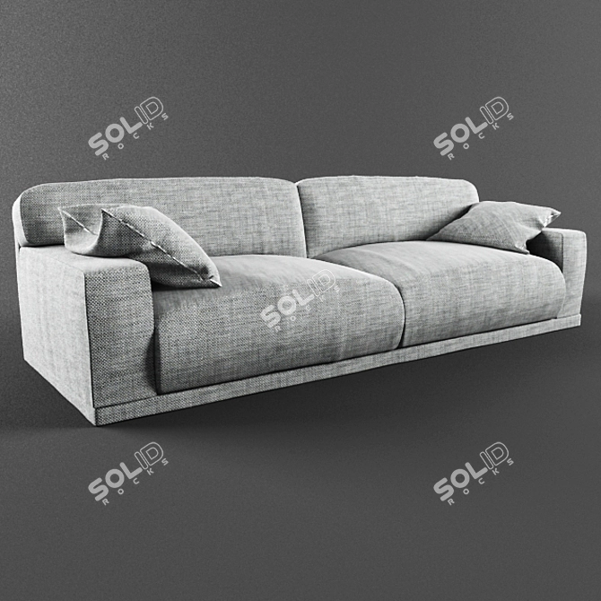 Modern Doyle Sofa 3D model image 1