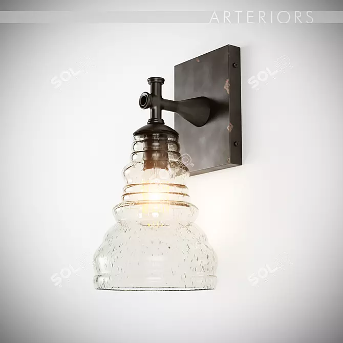 Elegant Arteriors Madeline Sconce 3D model image 1
