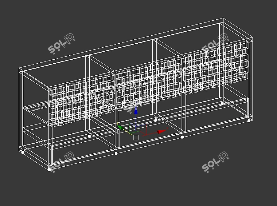 Modern Voglauer v-quadro Drawers - Space Saving and Stylish 3D model image 2