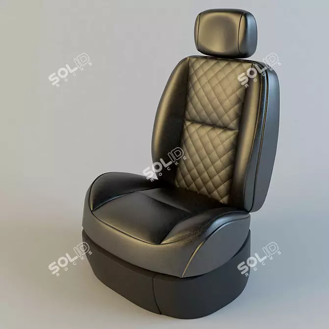 Leather Jeep Car Seat 3D model image 1