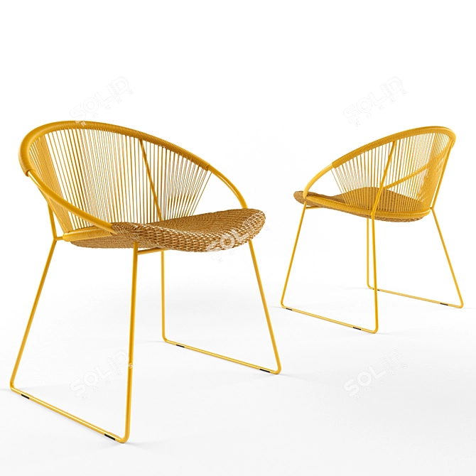 Sleek Wire Chair | 3ds Max + Vray | FBX Format 3D model image 2