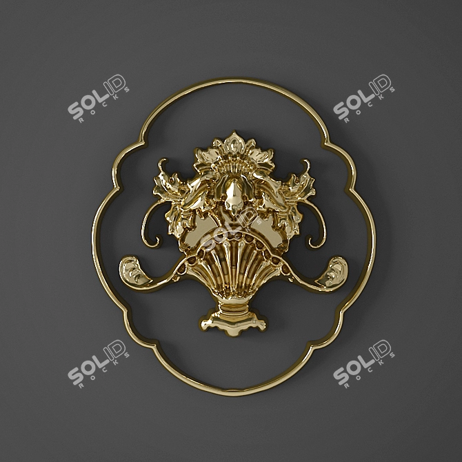 Elegant Molding for Impeccable Décor 3D model image 1