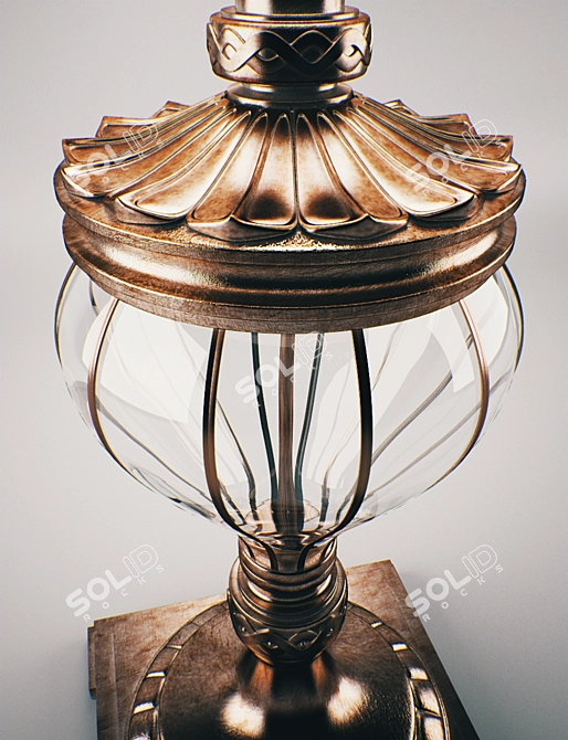 Vintage Table Lamp 3D model image 3