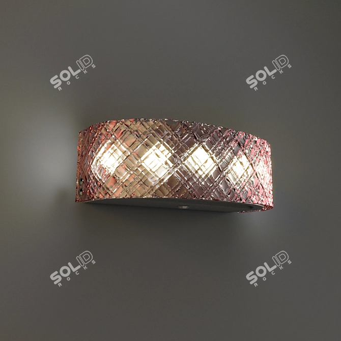 Floral Blossom Ceiling Lamp 3D model image 2