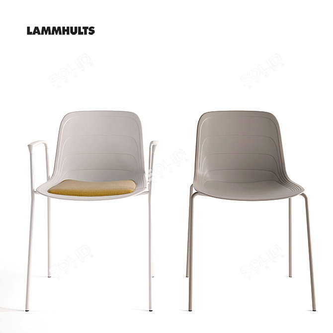 Modern Scandinavian Grade Chair 3D model image 1