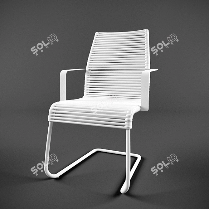 Outdoor Garden Chair 3D model image 1