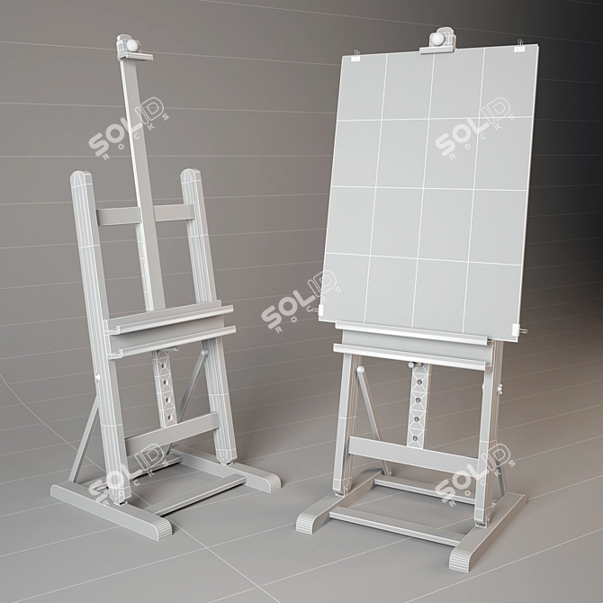 Art Academy Easel 3D model image 2