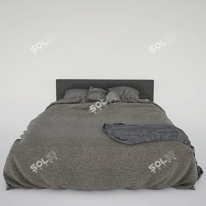 Contemporary Sleeping Haven 3D model image 1