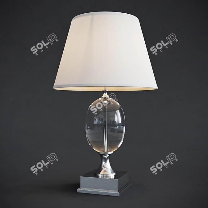  Elegance Elevated: Eichholtz Galvin Lamp Table 3D model image 1